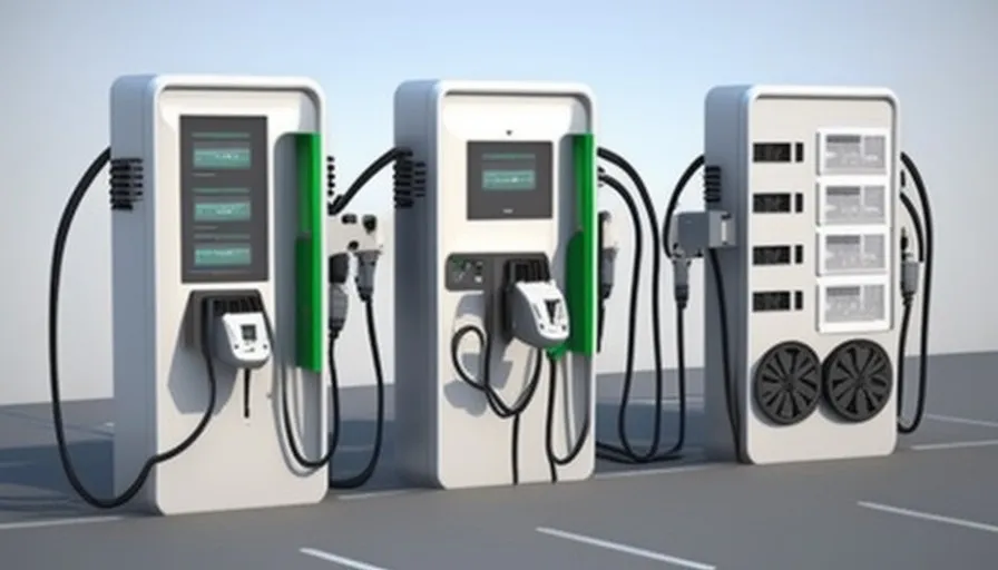 Different types of charging stations for electric cars