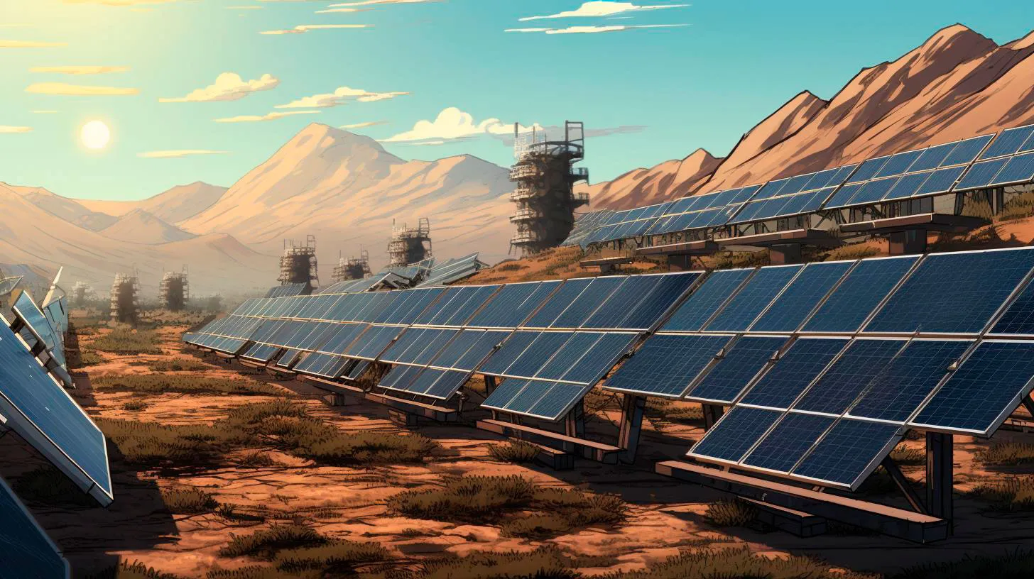 Solar Energy Farms Large-Scale Solar Panel Installations for a Greener Grid